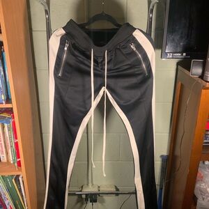 Fear of God Black and Cream Joggers